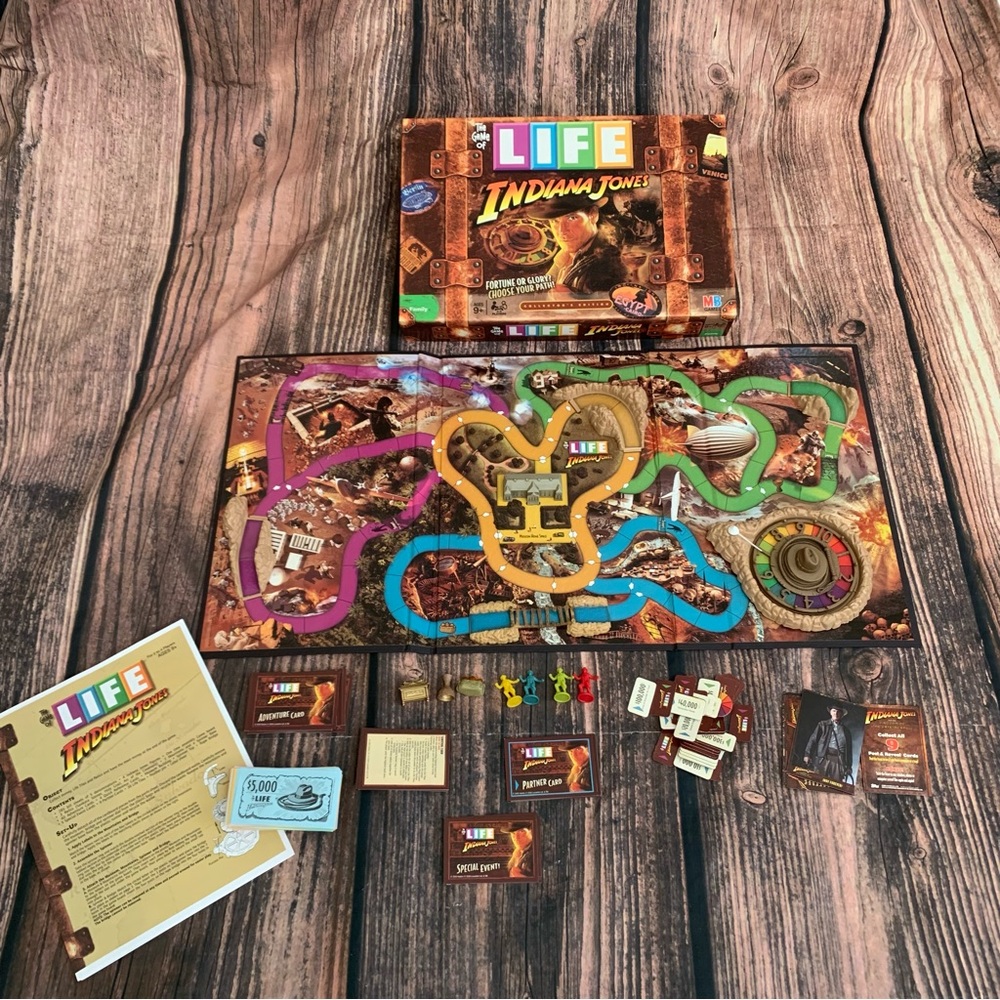 The Game of Life: Indiana Jones - Collector's Edition - 2008 - Complete